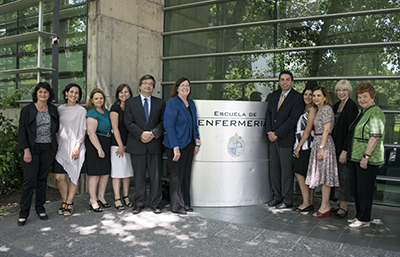 Autoridades de la University of the Incarnate Word (UIW), San Antonio, EEUU, visitan la Escuela de Enfermería UC